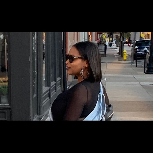 Gucci GG0419S Embellished Cat Eye Sunglasses 54mm - Picture 10 of 10